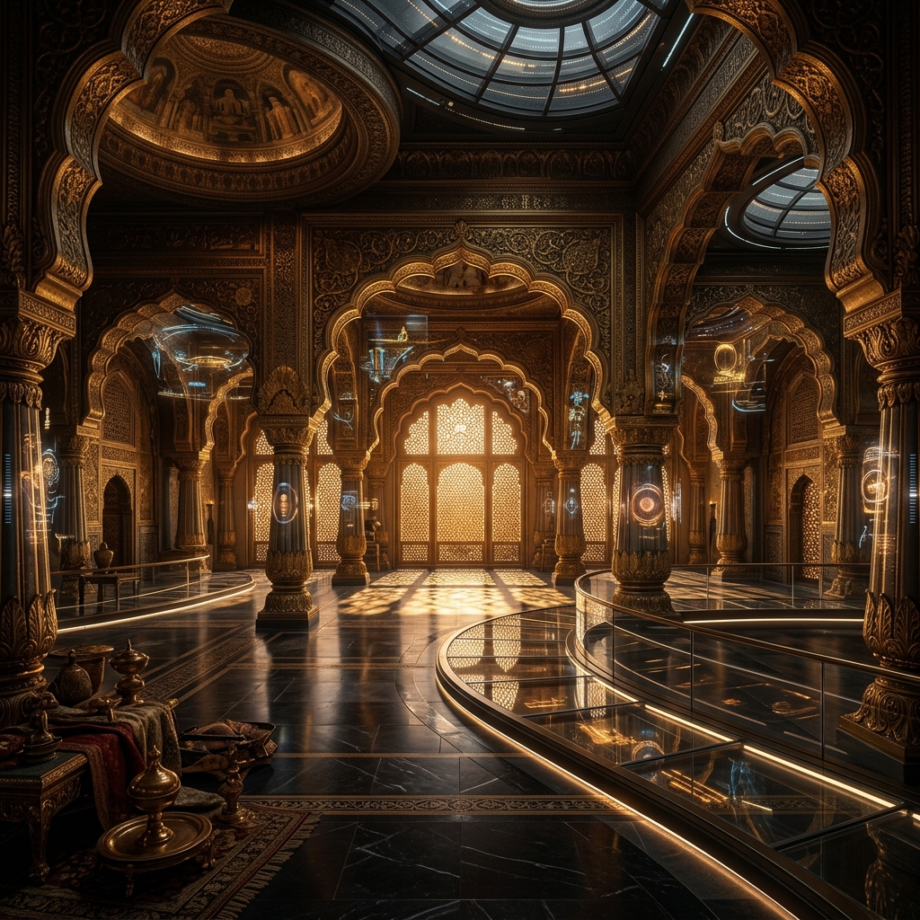 Royal palace inspired architecture